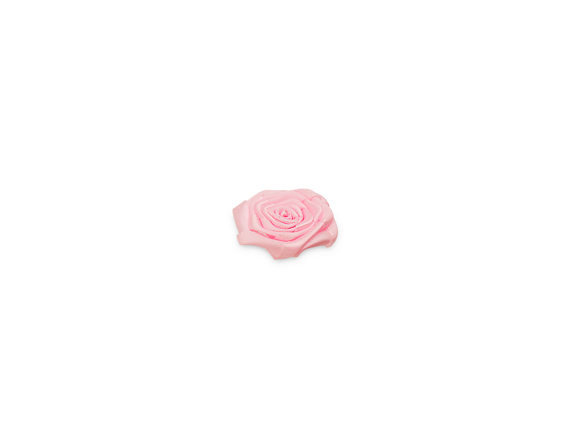 R8 Satinrose Rosa / Durchmesser 3 cm